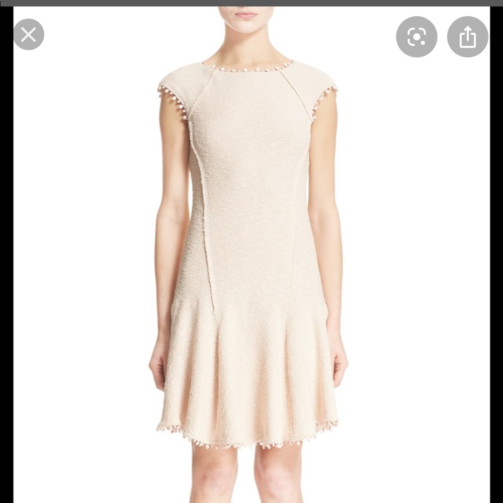 NWT Rebecca Taylor Drop Waist Boucle Dress size 8